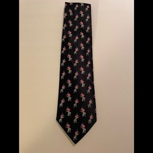 Davvero Benino Mens Republican GOP Elephant Flag Waving Patriotic Necktie